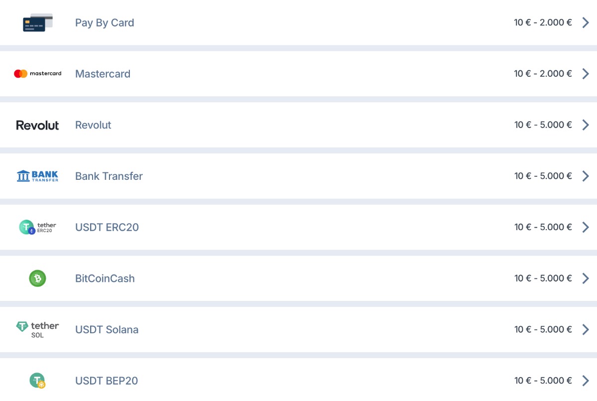 Beliebte Zahlungsmethoden bei Casinos ohne LUGAs